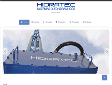 Tablet Screenshot of hidratec.cl
